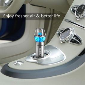 img 1 attached to 🌬️ FRiEQ Ionic Car Air Purifier, Freshener, and Odor Eliminator - Effectively Removes Dust, Pollen, Smoke for Auto or RV