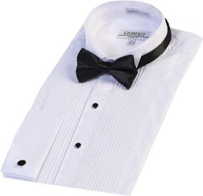 img 3 attached to 👔 Gioberti Collar Tuxedo Dress 2X Large Men's Clothing - Sleek Style and Comfort Combined