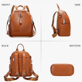 img 1 attached to 👜 Stylish ALTOSY Convertible S61 Red Wine Women's Handbags & Wallets: Fashionable Backpacks for Trendy Ladies