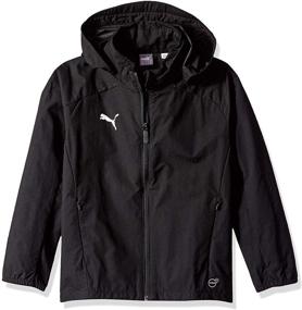 img 3 attached to 🏽 PUMA Юношеская тренировочная куртка Лига: Оптимальная защита и стиль для молодых спортсменов