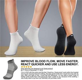 img 3 attached to 6 Pairs of CHARMKING Compression Socks for Women & Men - Best Graduated Athletic Support 15-20 mmHg for Running, Flight Travel, Pregnancy, Cycling - Boost Performance, Flexibility, and Durability (Multi 11, Size S/M)