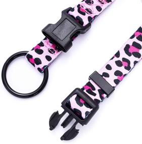 img 1 attached to 🐶 Mile High Life: Cute Patterned Dog Collar with Soft Smooth Fabric - Available in Small, Medium, and Large Sizes (Choose from 6 Colors)