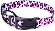 🐶 mile high life: cute patterned dog collar with soft smooth fabric - available in small, medium, and large sizes (choose from 6 colors) logo