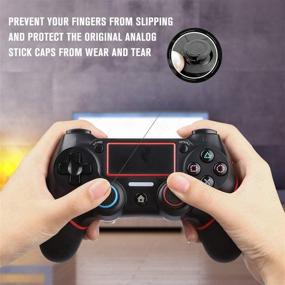 img 1 attached to 🎮 Enhance Gaming Control with Obeka Compatible Thumb Grips for PS4, PS3, Xbox, and Wii U Controllers