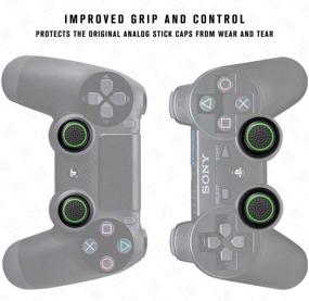 img 3 attached to 🎮 Enhance Gaming Control with Obeka Compatible Thumb Grips for PS4, PS3, Xbox, and Wii U Controllers