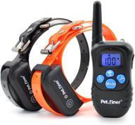 🐶 petrainer training collar for dogs - waterproof rechargeable e-collar with 3 safe correction modes, static, vibration, beep - ideal for small, medium, large dogs logo