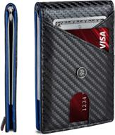 💼 suavell men's minimalist captain wallet - stylish wallets for organizing cards, cash, and accessories logo