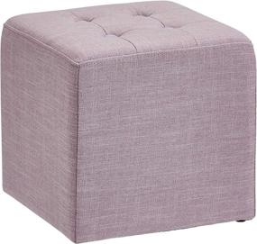 img 2 attached to 🪑 First Hill FHW WFO124PK Lavender Ottomans