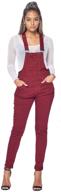 twiinsisters distressed stretch overalls rjho915 women's clothing logo