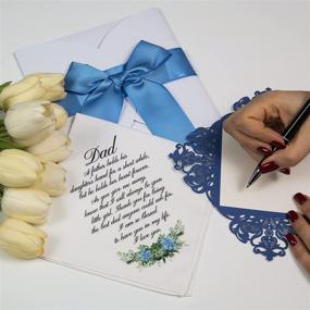 img 2 attached to Cherished Memories: Personalized Mother Daughter Wedding Handkerchief