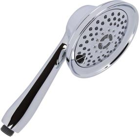 img 4 attached to 🚿 High Pressure Handheld Shower Massager - Adjustable Rainfall Spray with Removable Rain Head - Massage & Mist Handheld Showerhead - 2.5 GPM - Chrome