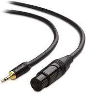 🔌 кабель cable matters ансбалансный 3.5 мм на xlr - мужской на женский 6 футов логотип