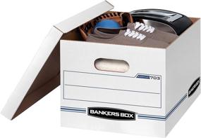 img 2 attached to 📦 Bankers Box STOR/File Storage Boxes: Standard Set-Up with Lift-Off Lid for Letter/Legal (0071302)