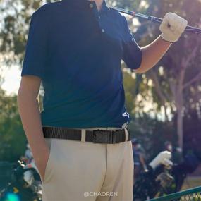 img 2 attached to Chaoren Boys Belts: Youth Nylon Golf Belts with Fully Adjustable Trim to Fit - Perfect for Teen Kids