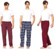 daresay super soft flannel bottoms pockets men's clothing and sleep & lounge logo