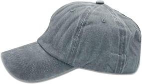 img 3 attached to 🧢 Stylish Vintage Distressed Boys' Adjustable Baseball Cap for Toddlers - Till Dad Hat