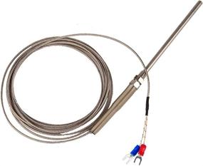 img 2 attached to 🌡️ 3M Temperature Sensor Probe -100°C to 1250°C | K-Type Thermocouple, 100mm Length