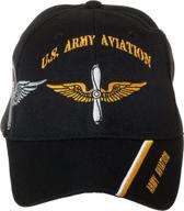 🧢 authentic artisan owl official us army aviation black baseball cap with embroidered design logo