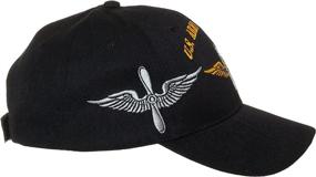 img 2 attached to 🧢 Authentic Artisan Owl Official US Army Aviation Black Baseball Cap with Embroidered Design