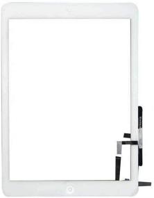 img 3 attached to 📱 iPad Air 1 / iPad 5 5th A1474 A1475 A1476 Touch Screen Digitizer Replacement with Home Button (White)