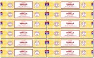 🌿 satya nag champa vanilla incense sticks - 12 packs, 15g each логотип