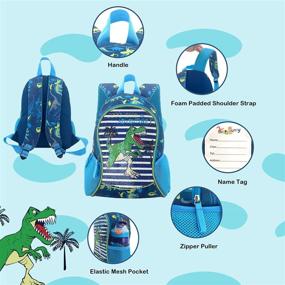 img 1 attached to Versatile and Lightweight HAPPYSUNNY Reversible Preschool Kindergarten Backpacks: Ideal for Young Explorers