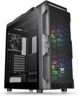 🖥️ корпус thermaltake level 20 rs argb atx mid tower для игрового компьютера с 2 вентиляторами rgb 200 мм и предустановленным задним вентилятором 140 мм ca-1p8-00m1wn-00 логотип