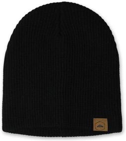 img 3 attached to Merino Wool Ribbed Beanie Knit Hats for Men & Women - Warm & Soft Winter Skull Caps for Cold Weather - Stylish Toboggan Headwear