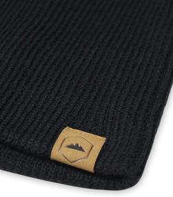 img 2 attached to Merino Wool Ribbed Beanie Knit Hats for Men & Women - Warm & Soft Winter Skull Caps for Cold Weather - Stylish Toboggan Headwear