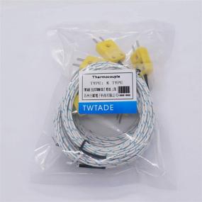 img 1 attached to TWTADE 5pcs 3M K Type 🌡️ Mini-Connector Thermocouple Temperature Probe Sensor: Measure Range -50~350°C