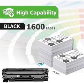 img 3 attached to 🔋 Premium Aztech Compatible Toner Cartridge Replacement for HP 85A CE285A P1102w (2-Pack, Black) - For HP Pro P1102w M1212nf MFP & More!