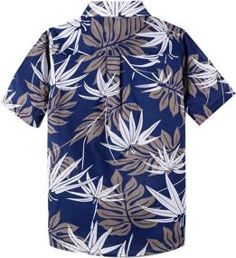 img 3 attached to Spring Gege Sleeve Hawaiian Cartoon Boys' Clothing at Tops, Tees & Shirts