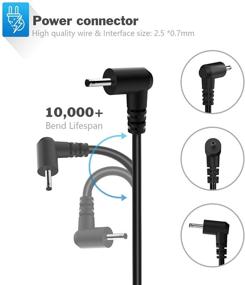 img 2 attached to 🔌 High-Performance 40W 12V 3.33A Ac Adapter Laptop Charger for Samsung Chromebook 2 and 3 - Power Supply Cord Plug