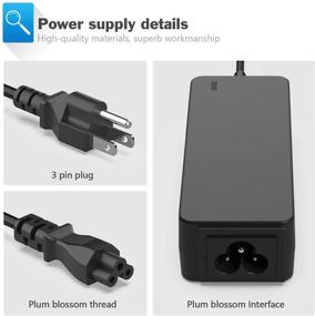 img 3 attached to 🔌 High-Performance 40W 12V 3.33A Ac Adapter Laptop Charger for Samsung Chromebook 2 and 3 - Power Supply Cord Plug