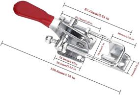 img 3 attached to 🔒 Efficient and Versatile Accessbuy GH 40323 Steel Toggle Clamp: Ensure Secure and Hassle-Free Fastening