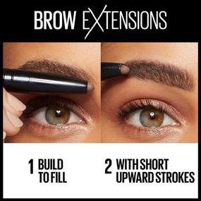 img 1 attached to ✍️ Улучшите свои брови с помадой-крейоном Maybelline New York Brow Extensions Fiber в оттенке 255 "Мягкий Коричневый