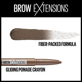 img 3 attached to ✍️ Улучшите свои брови с помадой-крейоном Maybelline New York Brow Extensions Fiber в оттенке 255 "Мягкий Коричневый