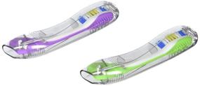 img 1 attached to 🦷 GUM Travel Toothbrush Pack of 2 - Folding Soft Bristles (1)