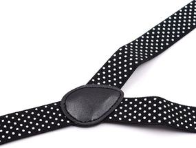 img 1 attached to 👶 Набор подтяжек и галстука для мальчиков и девочек с регулировкой - улучшает стиль и комфорт