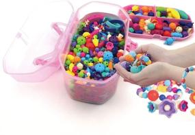 img 3 attached to 📿 Creative Pop Beads Jewelry Making Kit: Fun Arts & Crafts for All Ages