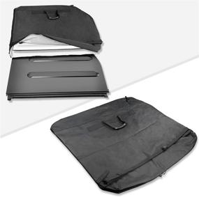 img 4 attached to 👜 Waterproof and Wear-Resistant Hard Top Storage Bag with Handle for Jeep Wrangler JK, JKU, JL, JLU 2-Door &amp; 4-Door (2007-2020)