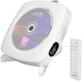 img 4 attached to 🎵 Versatile CD Player with Bluetooth Speaker, USB and FM Radio - Portable, Wall Mountable, Remote controlled