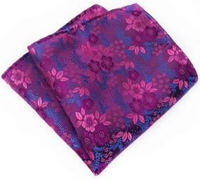 img 2 attached to 🌸 Exquisite Floral Pattern Tie Set: Perfect for Weddings & Special Occasions