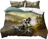 motocross bedding duvet cover: top choice for kids' bedroom decor in kids' bedding store logo