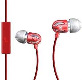 img 1 attached to TinyEar Earphones Inline Microphone Red