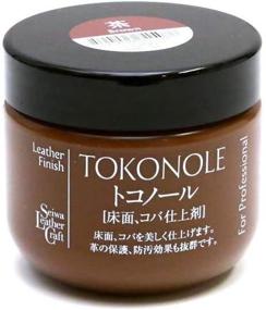 img 4 attached to Seiwa Tokonole Burnishing Gum for Brown Leather Finish (120g)