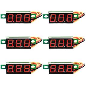 img 4 attached to DaFuRui Dc Voltage Display，6Pcs Mini Digital Voltmeter 0 Measuring & Layout Tools and Scanners & Testers