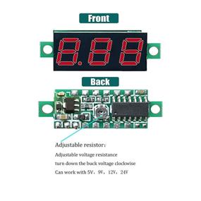img 3 attached to DaFuRui Dc Voltage Display，6Pcs Mini Digital Voltmeter 0 Measuring & Layout Tools and Scanners & Testers