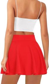 img 3 attached to 👗 Stylish Waisted Pleated Skirts with Skater Pockets for Girls in Skirts & Skorts Collection