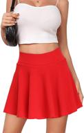 👗 stylish waisted pleated skirts with skater pockets for girls in skirts & skorts collection logo